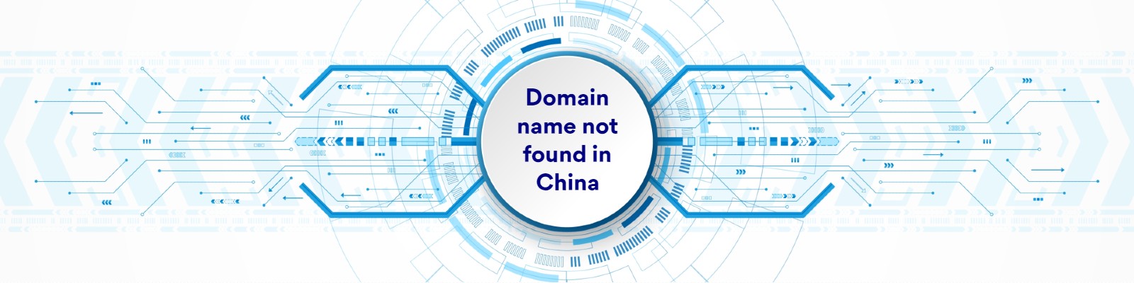 Domain name not seen in China