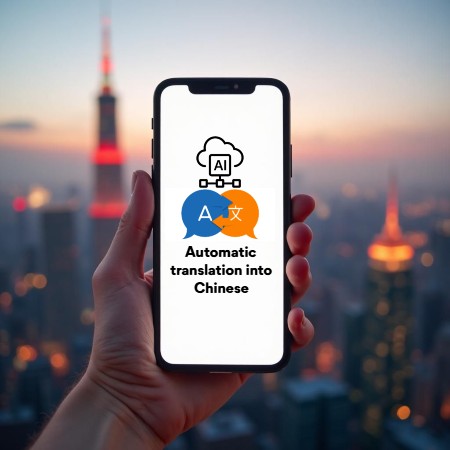 Automatic translation into Chinese