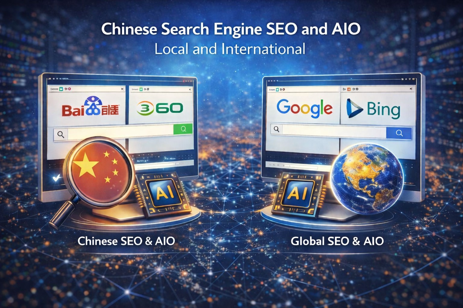Chinese search engine SEO, local and international