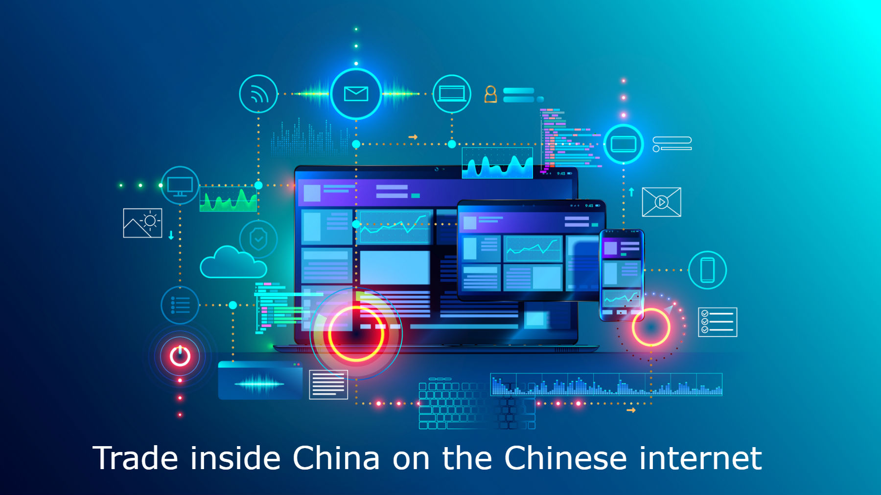 Trade inside China on the Chinese internet