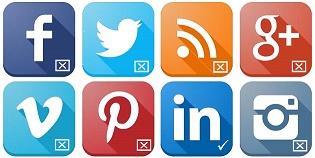 social icons sm